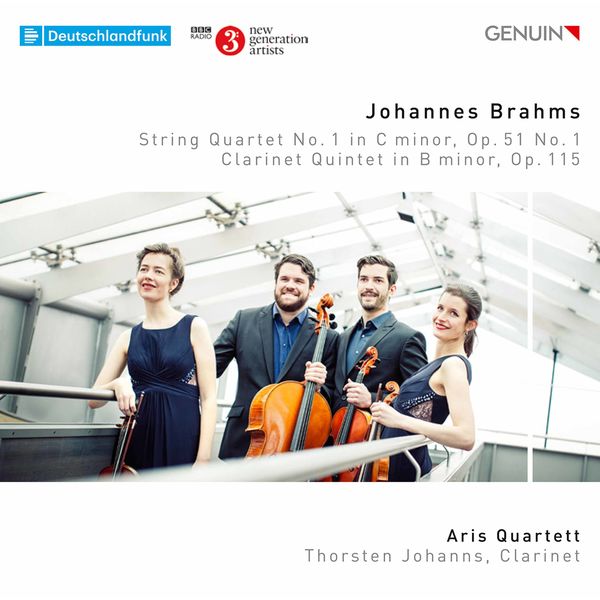 Aris Quartett|Brahms: String Quartet No. 1 in C Minor, Op. 51 No. 1 & Clarinet Quintet in B Minor, Op. 115 Aris Quartett|Brahms: String Quartet No. 1 in C Minor, Op. 51 No. 1 & Clarinet Quintet in B Minor, Op. 115