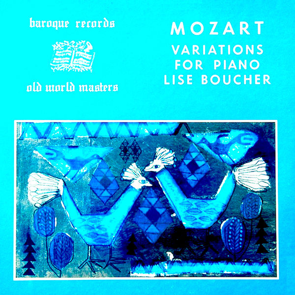 Lise Boucher - Mozart Variations For Piano Lise Boucher - Mozart Variations For Piano