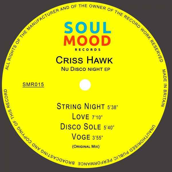 Criss Hawk - Nu Disco Night - EP Criss Hawk - Nu Disco Night - EP