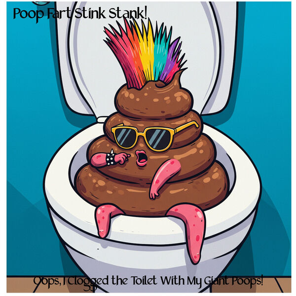Poop Fart Stink Stank!|Oops, I Clogged the Toilet With My Giant Poops! (Funny Punk Rock Female Vocal Version)