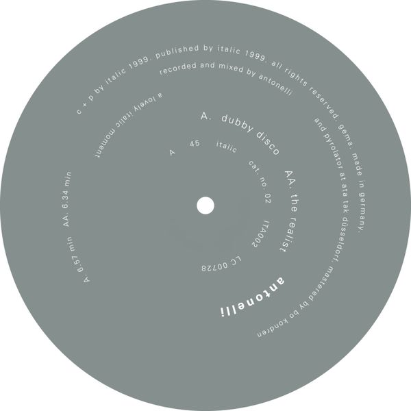Antonelli|Dubby Disco Antonelli|Dubby Disco