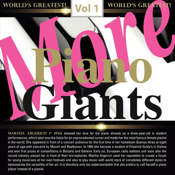 Martha Argerich - More Piano Giants: Martha Argerich, Vol. 1 Martha Argerich - More Piano Giants: Martha Argerich, Vol. 1