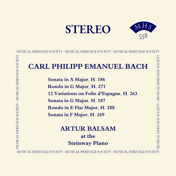 Carl Philippe Emmanuel Bach - Carl Philipp Emanuel Bach: Selected Keyboard Works Carl Philippe Emmanuel Bach - Carl Philipp Emanuel Bach: Selected Keyboard Works