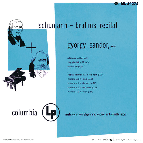 Gyorgy Sandor - Sándor Plays Schumann & Brahms (Remastered) Gyorgy Sandor - Sándor Plays Schumann & Brahms (Remastered)