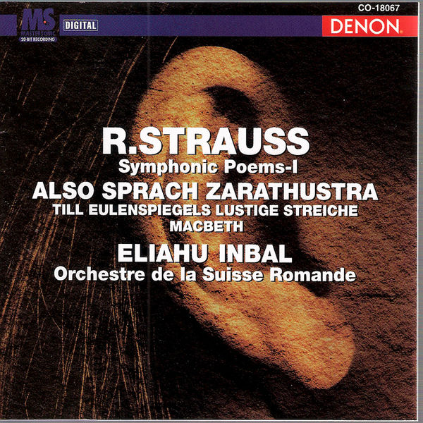 Eliahu Inbal|Richard Strauss: Also Sprach Zarathustra, Op.30, Till Eulenspiegels Lustige Streiche, Op.28 & Macbeth, Op.23