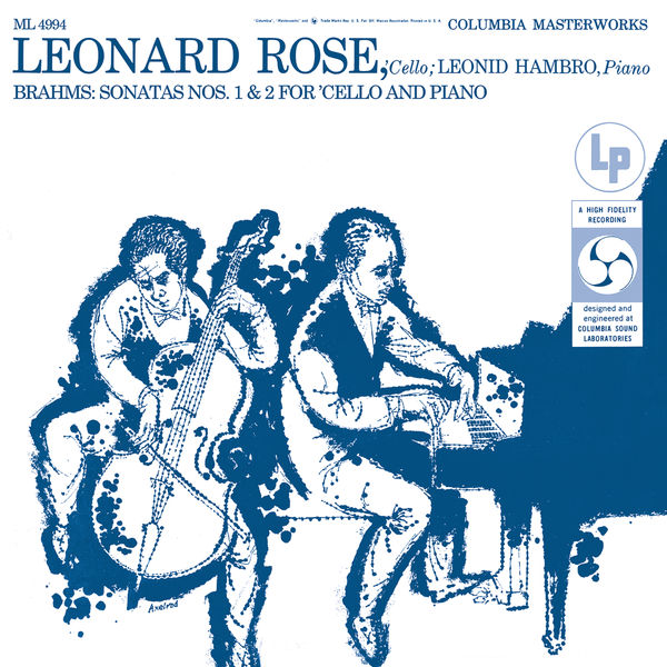 Leonard Rose|Brahms: Cello Sonata No. 1, Op. 38 & Cello Sonata No. 2, Op. 99  ((Remastered))