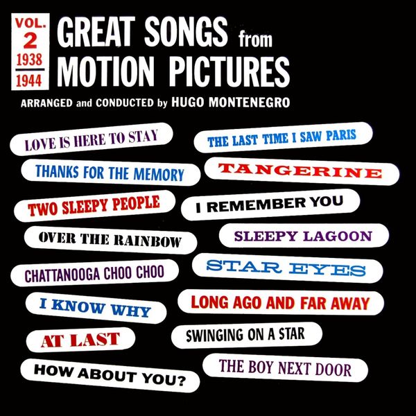 Hugo Montenegro - Great Songs From Motion Pictures Hugo Montenegro - Great Songs From Motion Pictures