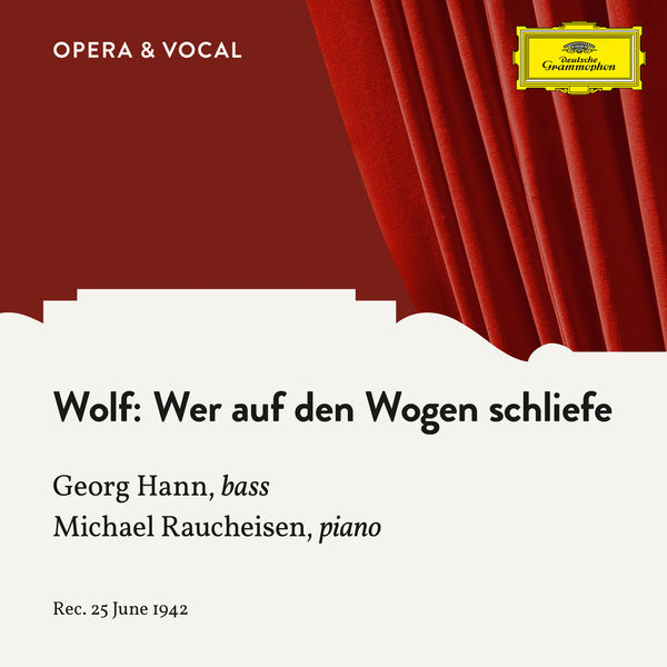 Georg Hann - Wolf: Wer auf den Wogen schliefe Georg Hann - Wolf: Wer auf den Wogen schliefe