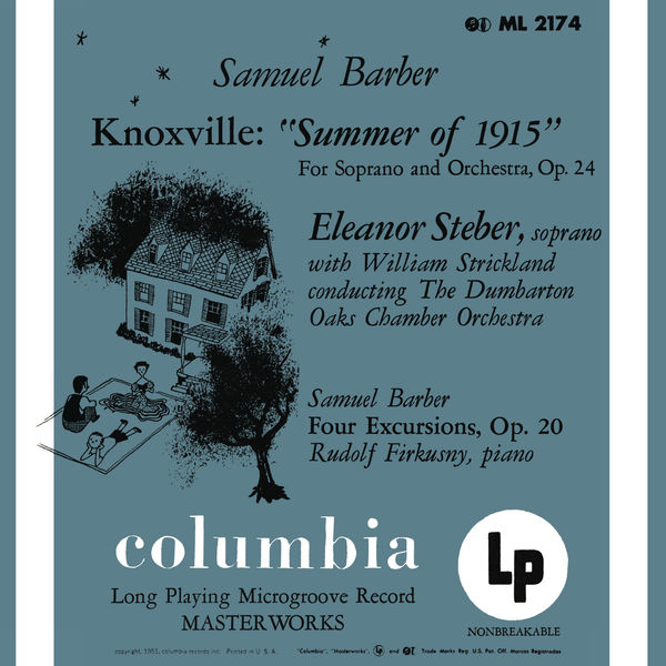 Rudolf Firkusny|Barber: Knoxville-Summer of 1915, Op. 24 & Four Excursions, Op. 20 - Hanson: Piano Concerto in G Major, Op. 36  (Remastered)