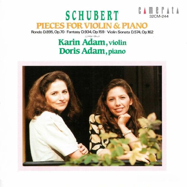 Karin Adam|Schubert: Pieces for Violin & Piano Karin Adam|Schubert: Pieces for Violin & Piano