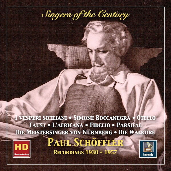 Francesco Maria Piave|Singers of the Century: Paul Schöffler (2019 Remaster)