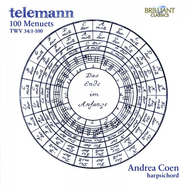 Andrea Coen|Telemann: 100 Menuets TWV 34:1-100 Andrea Coen|Telemann: 100 Menuets TWV 34:1-100