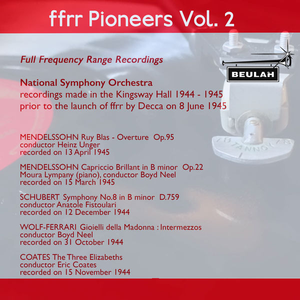 National Symphony Orchestra - Ffrr Pioneers, Vol. 2 National Symphony Orchestra - Ffrr Pioneers, Vol. 2