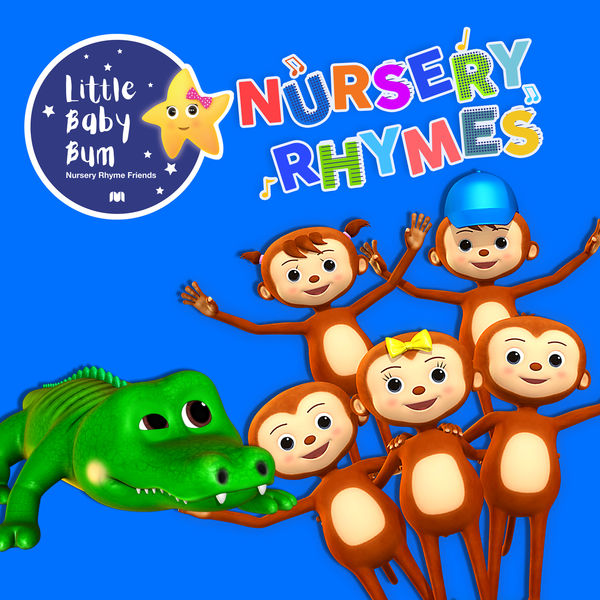 5 Little Monkeys Swinging in the Tree, Little Baby Bum Nursery Rhyme