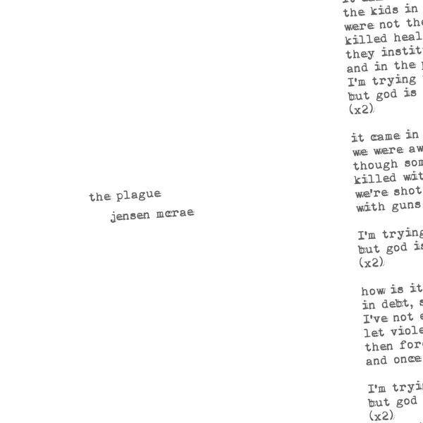 Jensen McRae|The Plague Jensen McRae|The Plague