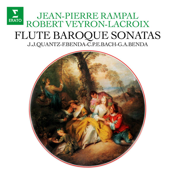 Jean-Pierre Rampal|Quantz, CPE Bach, F & GA Benda: Flute Baroque Sonatas Jean-Pierre Rampal|Quantz, CPE Bach, F & GA Benda: Flute Baroque Sonatas