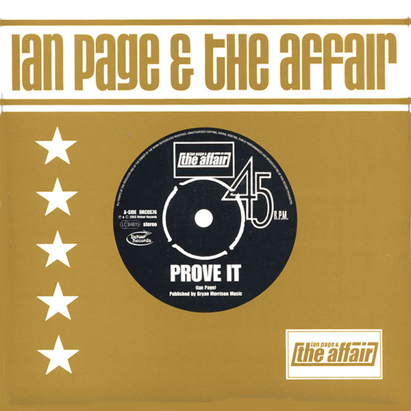 Ian Page - Prove It EP Ian Page - Prove It EP