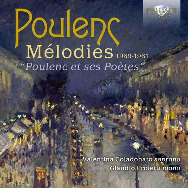 Valentina Coladonato|Poulenc: Mélodies 1939-1961