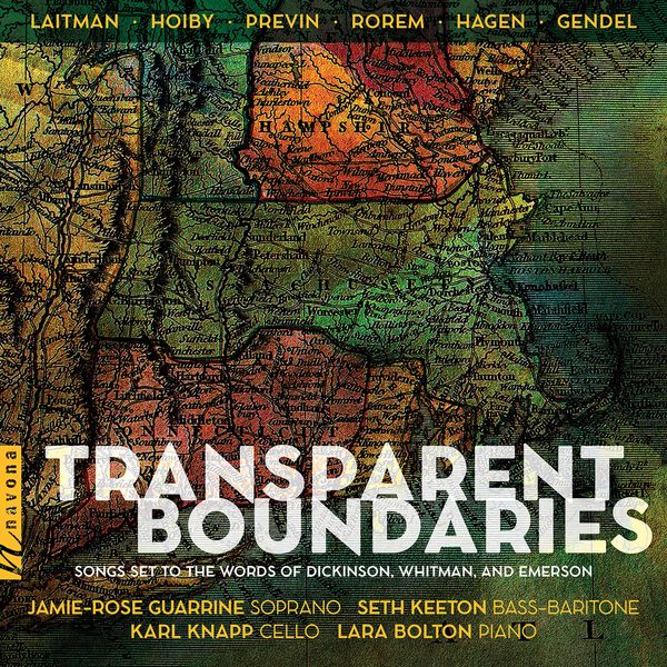 Jamie-Rose Guarrine|Transparent Boundaries: Songs Set to the Words of Dickinson, Whitman & Emerson Jamie-Rose Guarrine|Transparent Boundaries: Songs Set to the Words of Dickinson, Whitman & Emerson