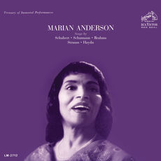 Marian Anderson Performing Songs by Schubert & Schumann & Brahms & Strauss & Haydn 