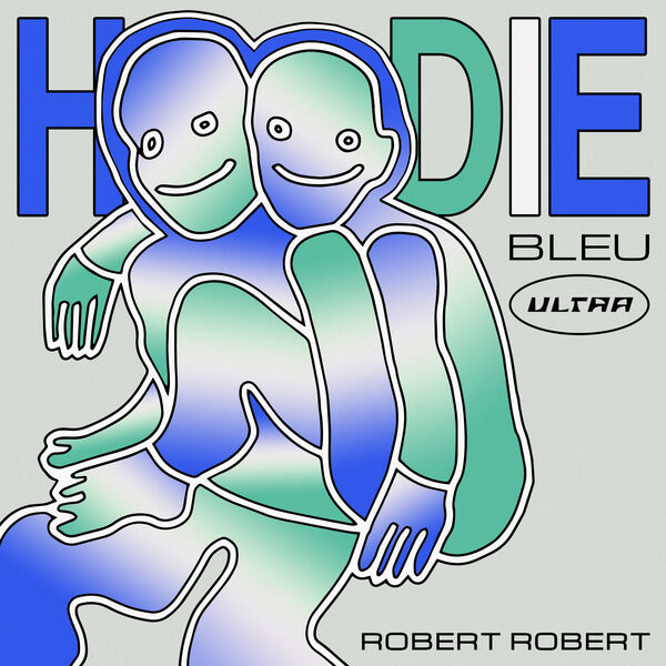 Robert Robert - Hoodie bleu ultra Robert Robert - Hoodie bleu ultra