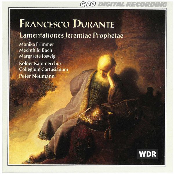 Monika Frimmer|Durante: De lamentatione Jeremiæ prophetæ Monika Frimmer|Durante: De lamentatione Jeremiæ prophetæ