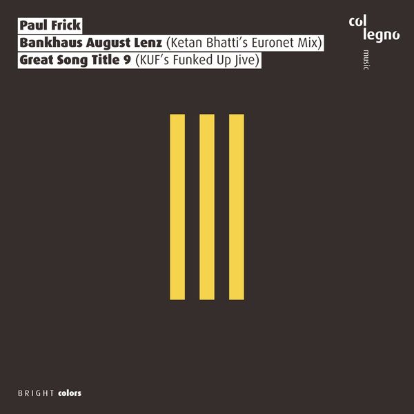 Paul Frick - Bankhaus August Lenz / Great Song Title 9 Paul Frick - Bankhaus August Lenz / Great Song Title 9