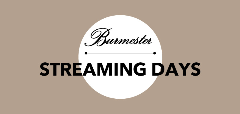 Burmester Streaming Days 2018 Burmester Streaming Days 2018