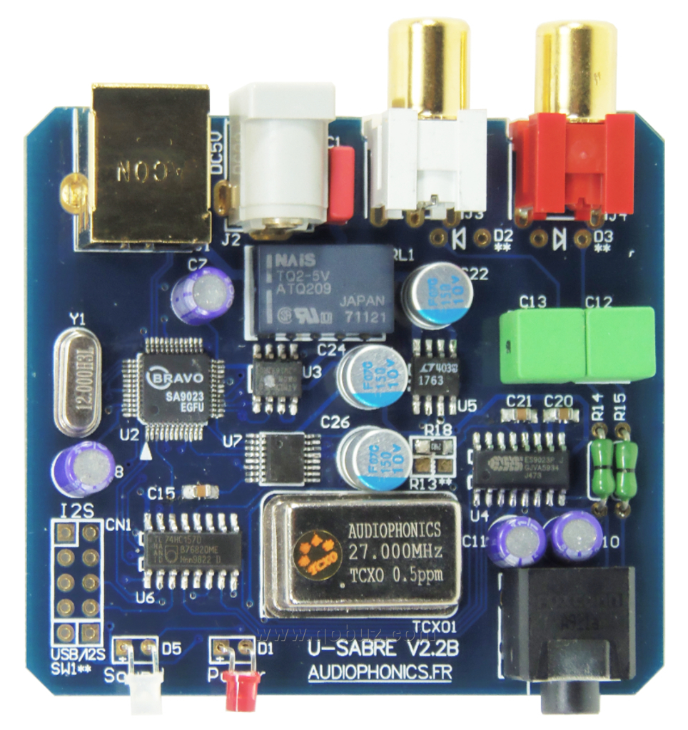 Audiophonics U-Sabre ES9023 TCXO : un DAC à la sonorité chatoyante et à ...